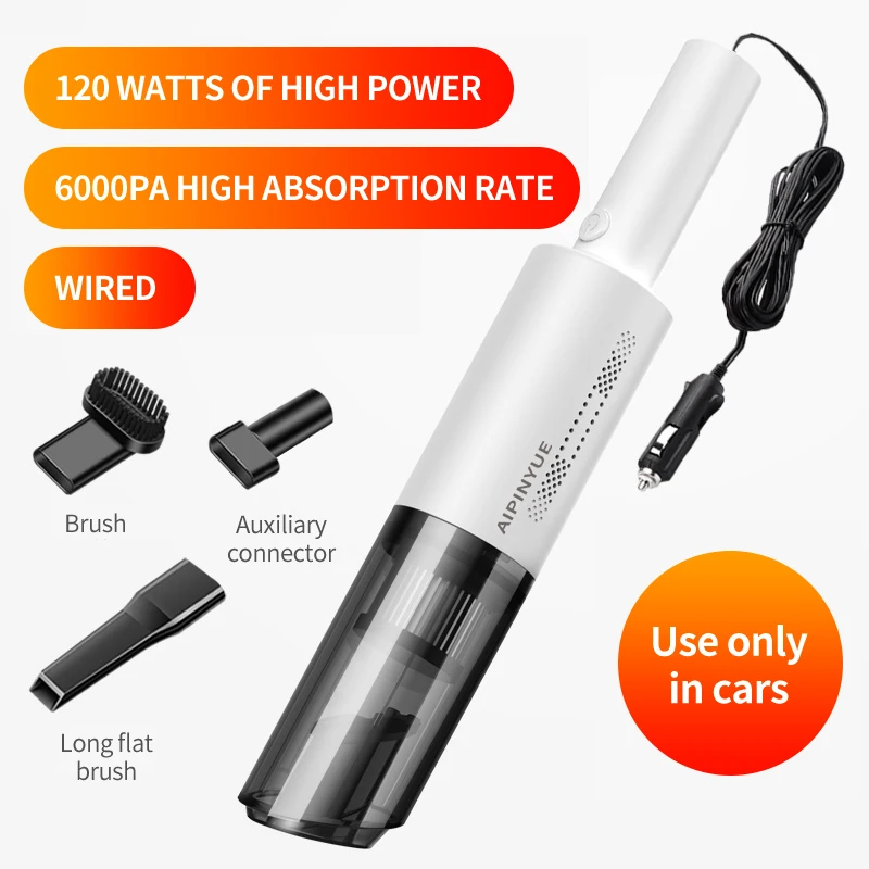 

6000pa Vacuum Cleaner Handheld Wireless Strong Suction Auto Portable Rechargeable Dust Catcher Car Home Office Vacuum KH38