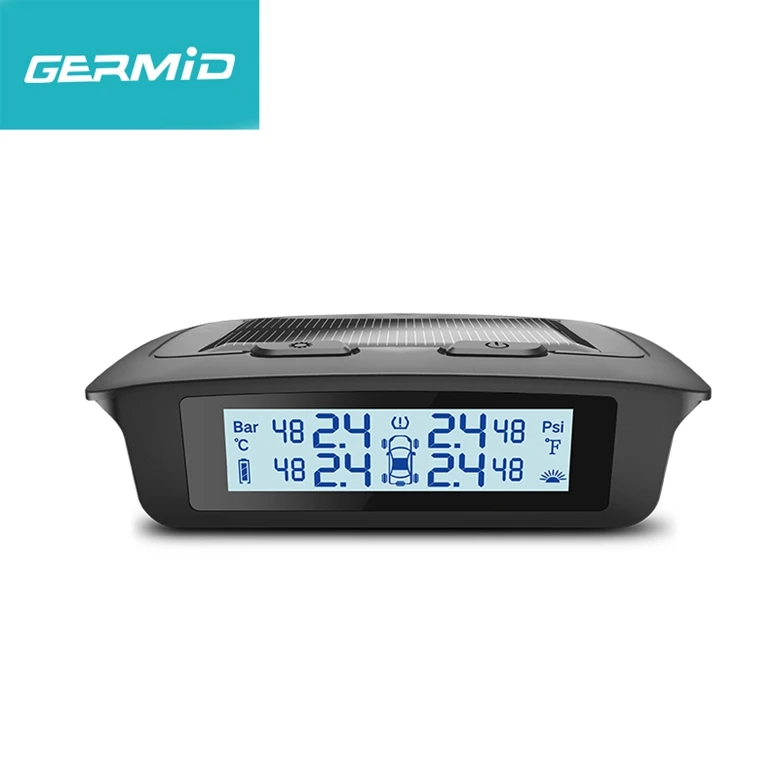 User Manual Easy Installation Solar Energy Charging Display Tyre Pressure Monitor Tpms Sensor For Peugeot
