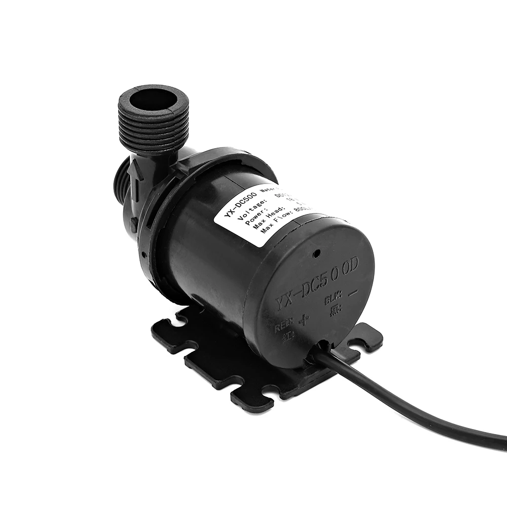 DC 12V/24V 800L/ч Портативный Миниатюрный бесщёточный электродвигатель ультра-тихий