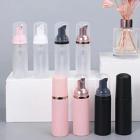 10pcsset hot sell 50ml empty plastic foam pump refillable bottle cosmetic container cleanser soap shampoo foaming bottles