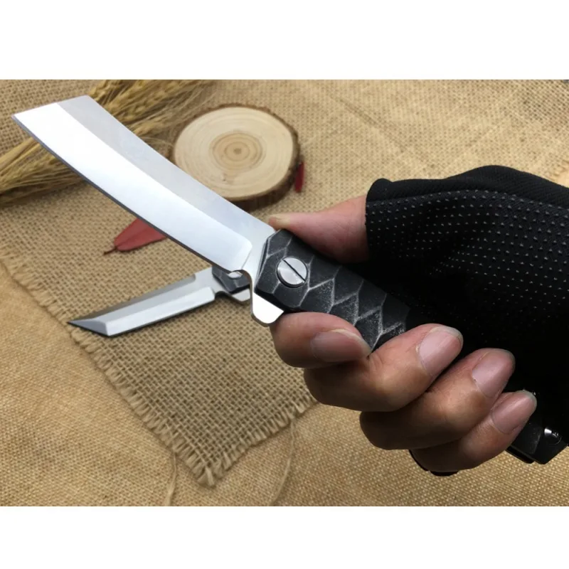 Тактический складной нож BS карманный клинок из стали с лезвием D2 для кемпинга и