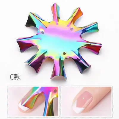 

Smile Cut V Line Pro 9 Sizes Easy French Almond Shape Tips Manicure Edge Trimmer Nail Cutter Acrylic Pink White French Nails