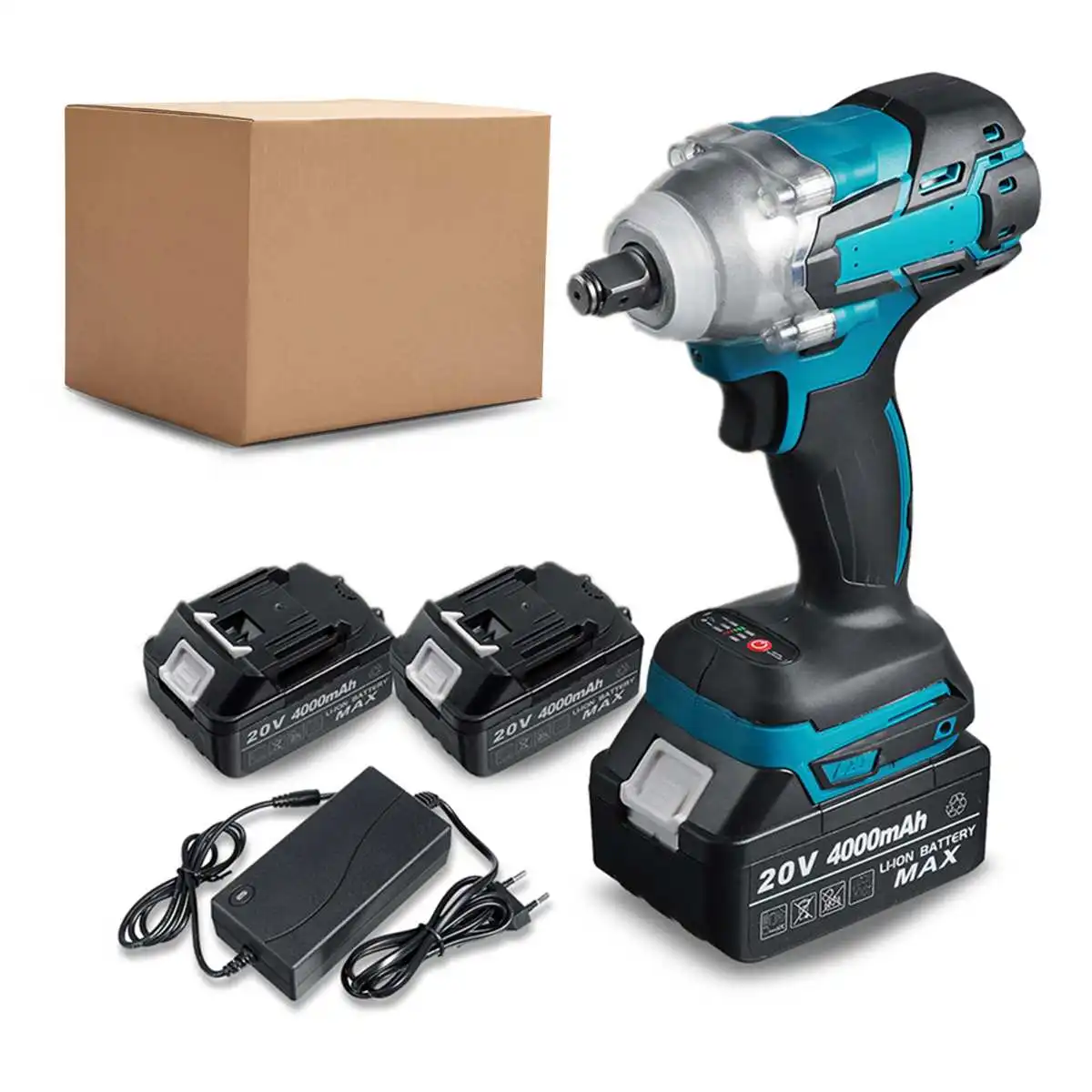 Brushless Electric Impact Wrench 588N.M Torque 1/2 Socket Cordless Screwdriver Power Tools 7000rpm for Makita 18V Battery | Инструменты