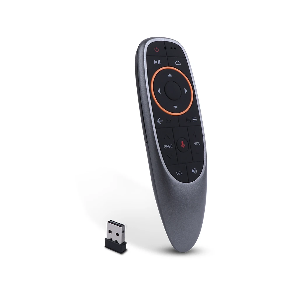 G10 Air mouse Голосовое управление 2,4 ГГц беспроводной Google микрофон USB приемник гироскоп зондирование умный пульт дистанционного управления для Android tv BOX