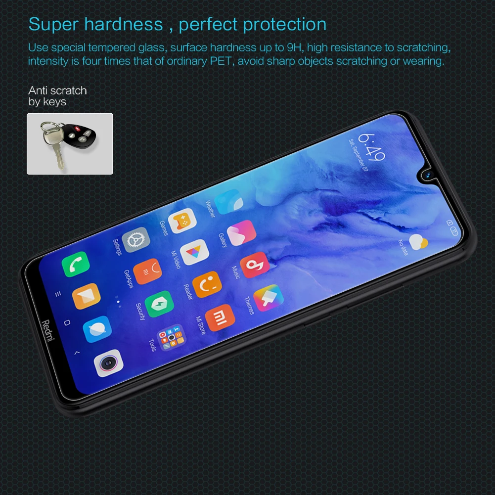 Nillkin для Xiaomi Redmi Note 8T 8 7 Pro Защитное стекло для экрана 9H защитное закаленное стекло для Redmi 8A 8 7A 7 5A пленка