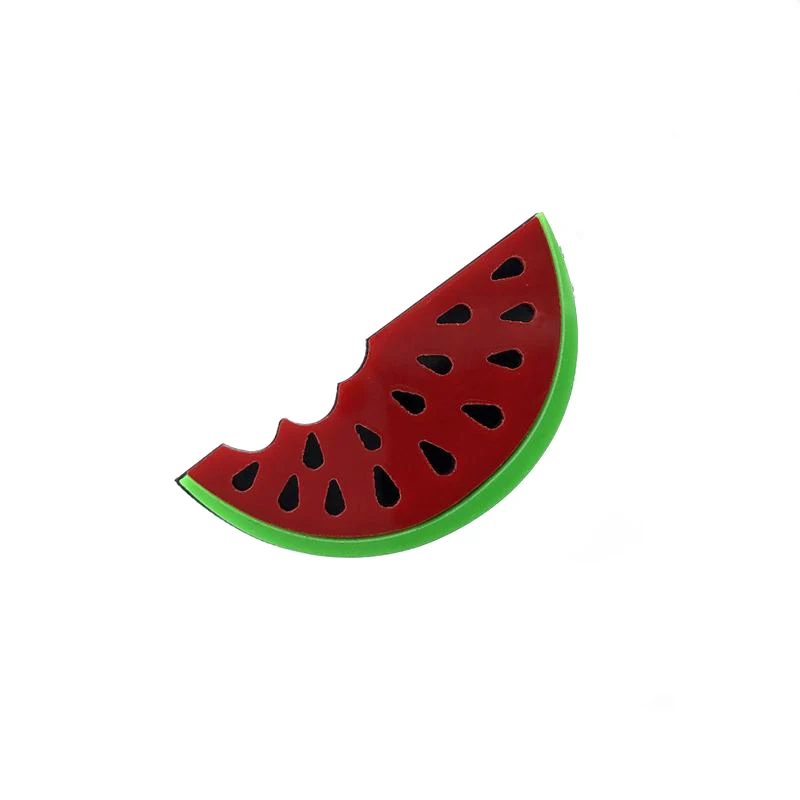 Clothes Accessories Acrylic Red Watermelon Brooches Women Fruit Pins | Украшения и аксессуары