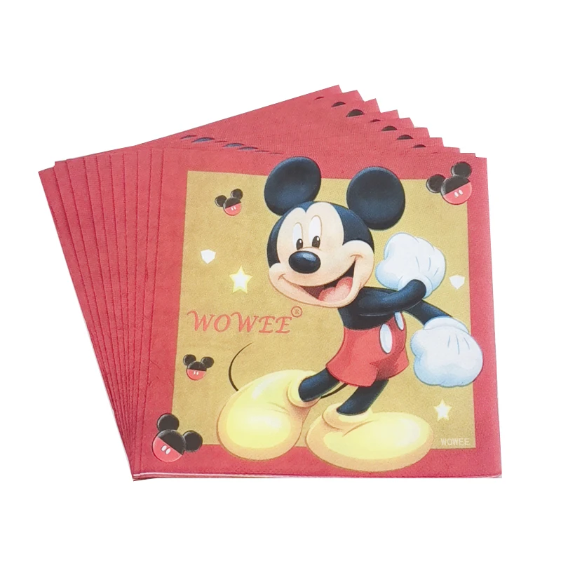 Красный Микки Маус Детская тематическая вечеринка на день рождения расположение