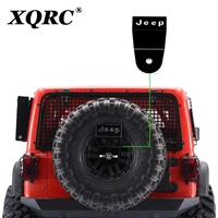 spare wheel license plate cover plate base bracket for 110 rc track axial trx4 trx scx10 ii 90046 90047 upgrade parts