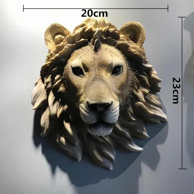 3D на стену для домашнего декора анималистический настенный подвесное украшение