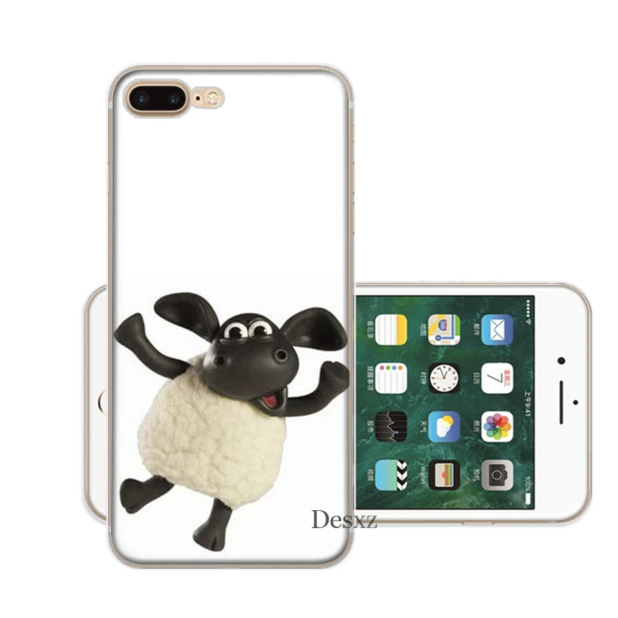 Мобильный телефон чехол для iPhone 7 8 6 6s Plus iPhone 11 Pro X XS Max XR 5 5S SE жесткий чехол Shaun овечья оболочка