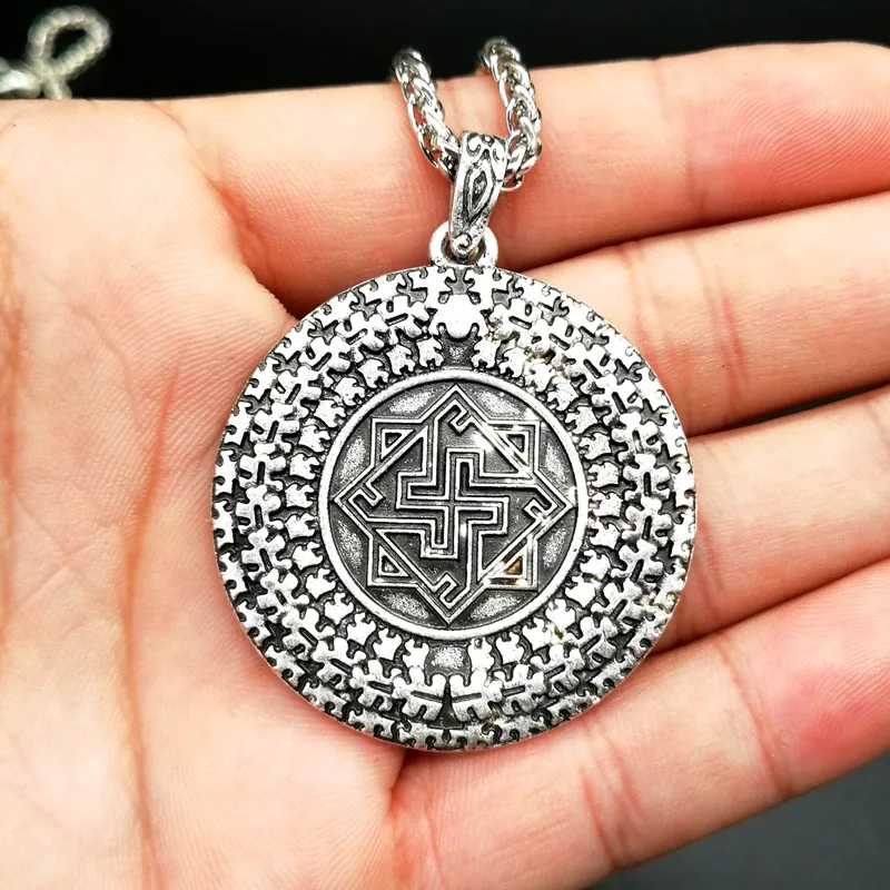 Славянские молвинцы Ярило в солнце подвеска колье для женщин и мужчин ювелирные