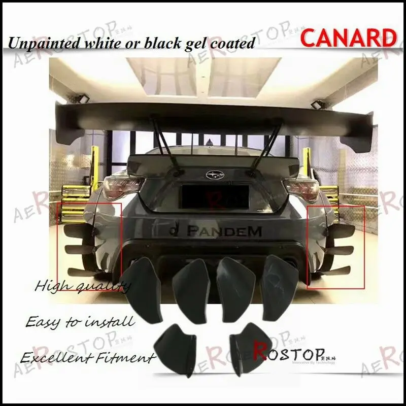 Стекловолокно FRP ROCKET RB BUNNY VER.3 стиль передний и задний бампер боковая юбка CANARD для