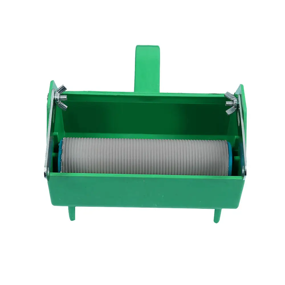 Зеленая одноцветная машинка для рисования на стене ролик печати с ручкой кисть