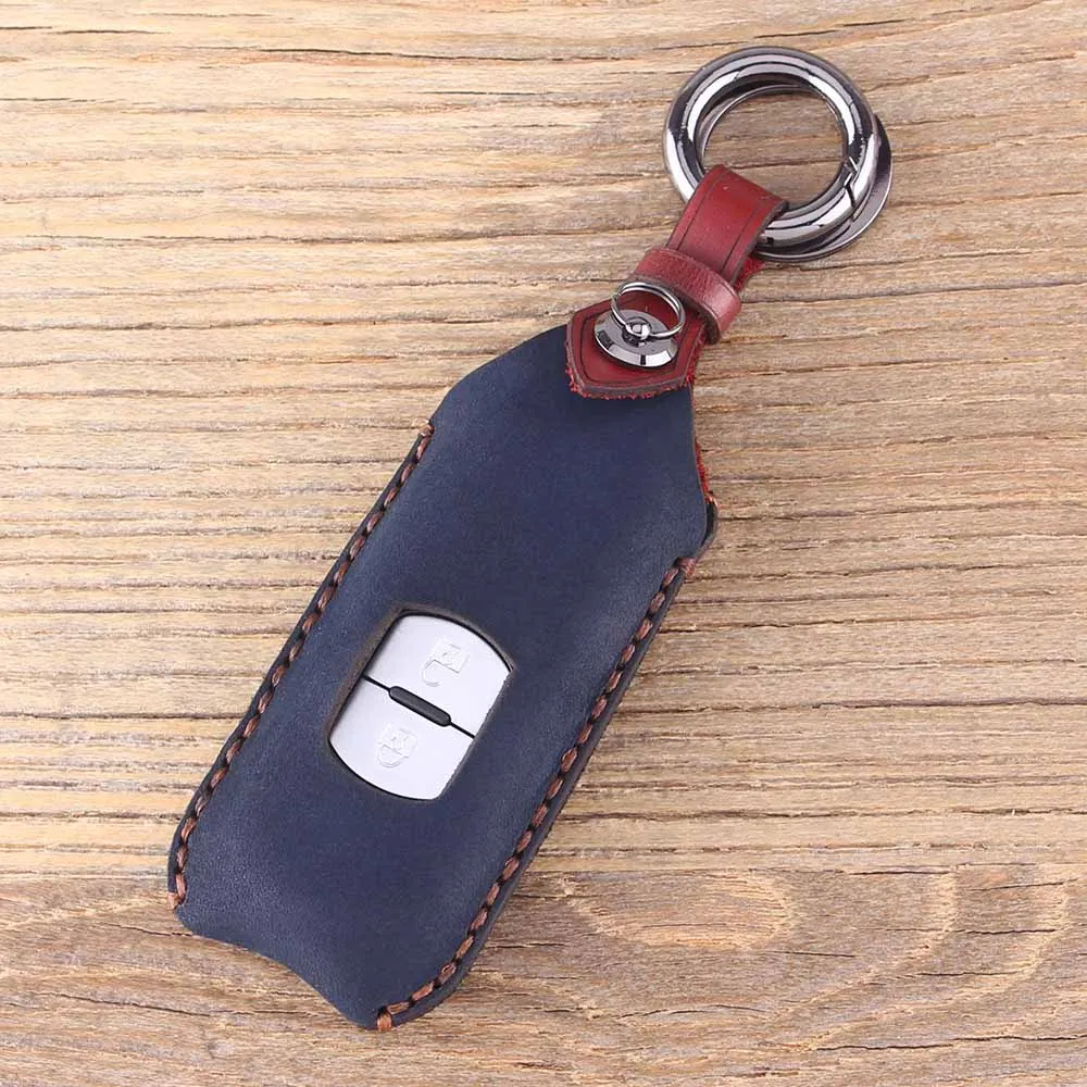Кожаный чехол KEYYOU с дистанционным управлением для Mazda 2 3 6 Axela Atenza CX 5 CX5 7 9 2014 2015 2016