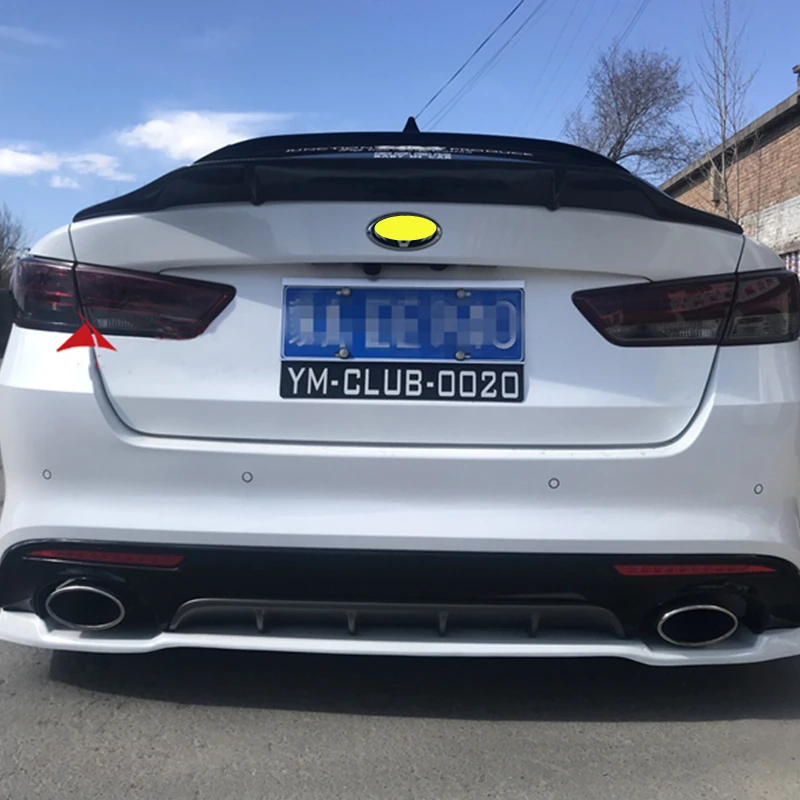 Применение для KIA K5 спойлер Optima 2016 2017 2018 2019 года глянцевое углеродное волокно