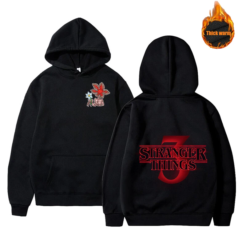 

Stranger Things Hoodies Men Women Hooded Pullover Sweatershirt Male Female Student Hip Hop Hoddie Sweatshirts