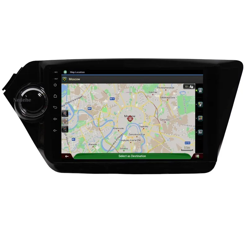 Nedehe 9 дюймов 4G + 64G Android 0 автомобильный DVD-плеер для Kia K2 RIO 2010- 2016 радиоприемник
