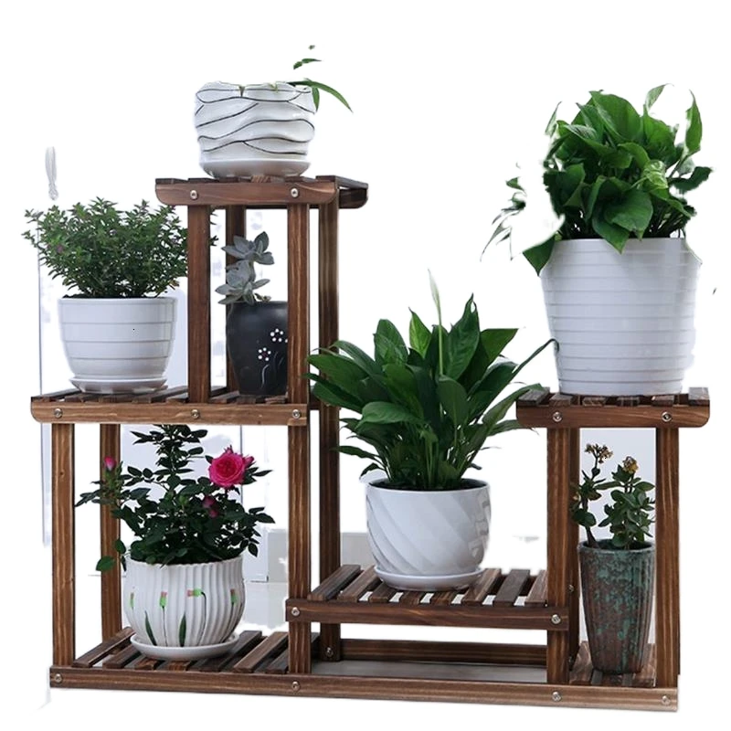 Madera Plantenstandaard Estanteria Para Macetas Крытый Soporte Plantas интерьер открытый стенд Балконная