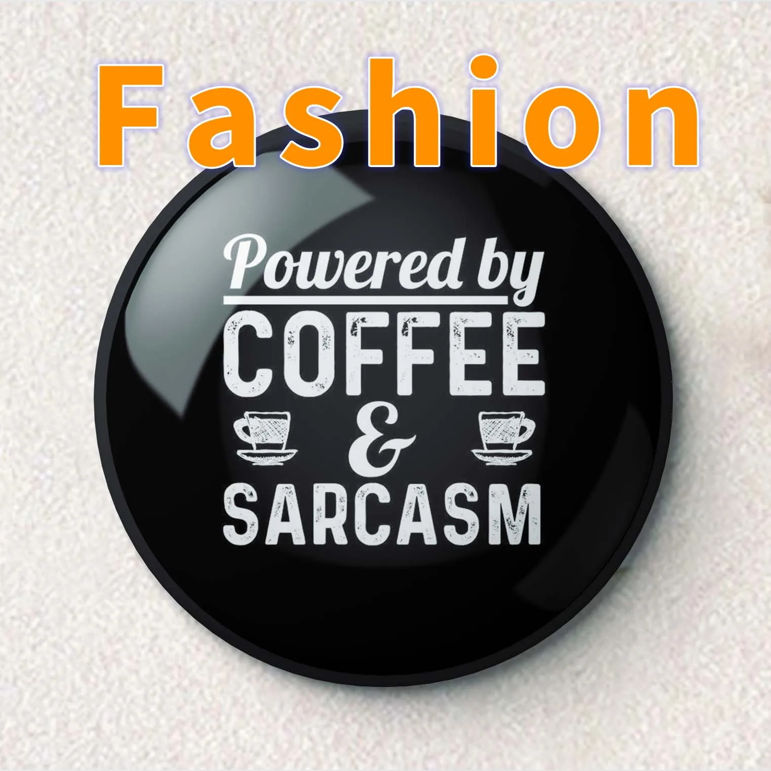 

Булавка На отворот, женская, с мягкой эмалью, кофе и сарказм, декоративный значок