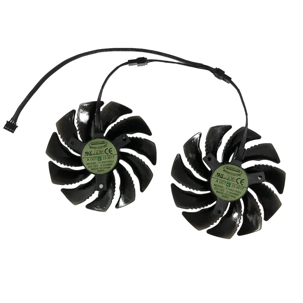 GV-RX570/580 игровая планшетория/RX480WF2 T129215SU 87 мм (90 мм) Gigabyte карты охлаждения вентилятор
