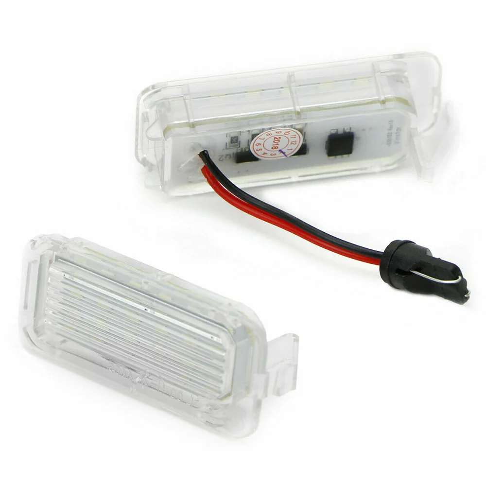 Светодиодный светильник для номерного знака автомобиля 18 SMD 2 шт. 6000K ксенон белый