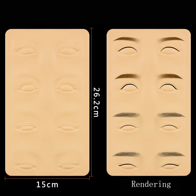 10 шт. искусственная кожа ложные брови пигмент бесплатно для микроблейдинга