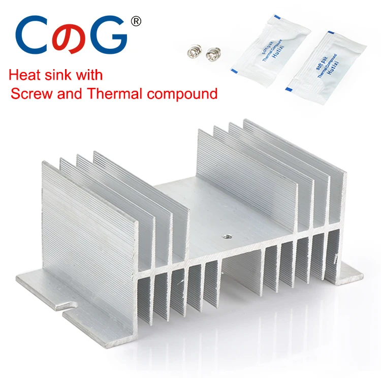 CG SSR-60DA 80DA 100DA реле Однофазный DC управление AC 24-480VAC 3-32VDC радиатор 60A 80A 100A DA твердотельное реле