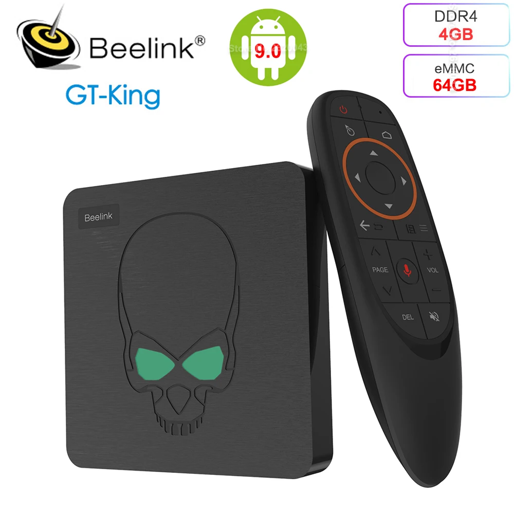Beelink GT King новое обновление Amlogic S922X Smart Android 9 0 Tv Box 4 Гб 64 WIFI 6 LAN 1000 м Bluetooth 1 HDR 4K