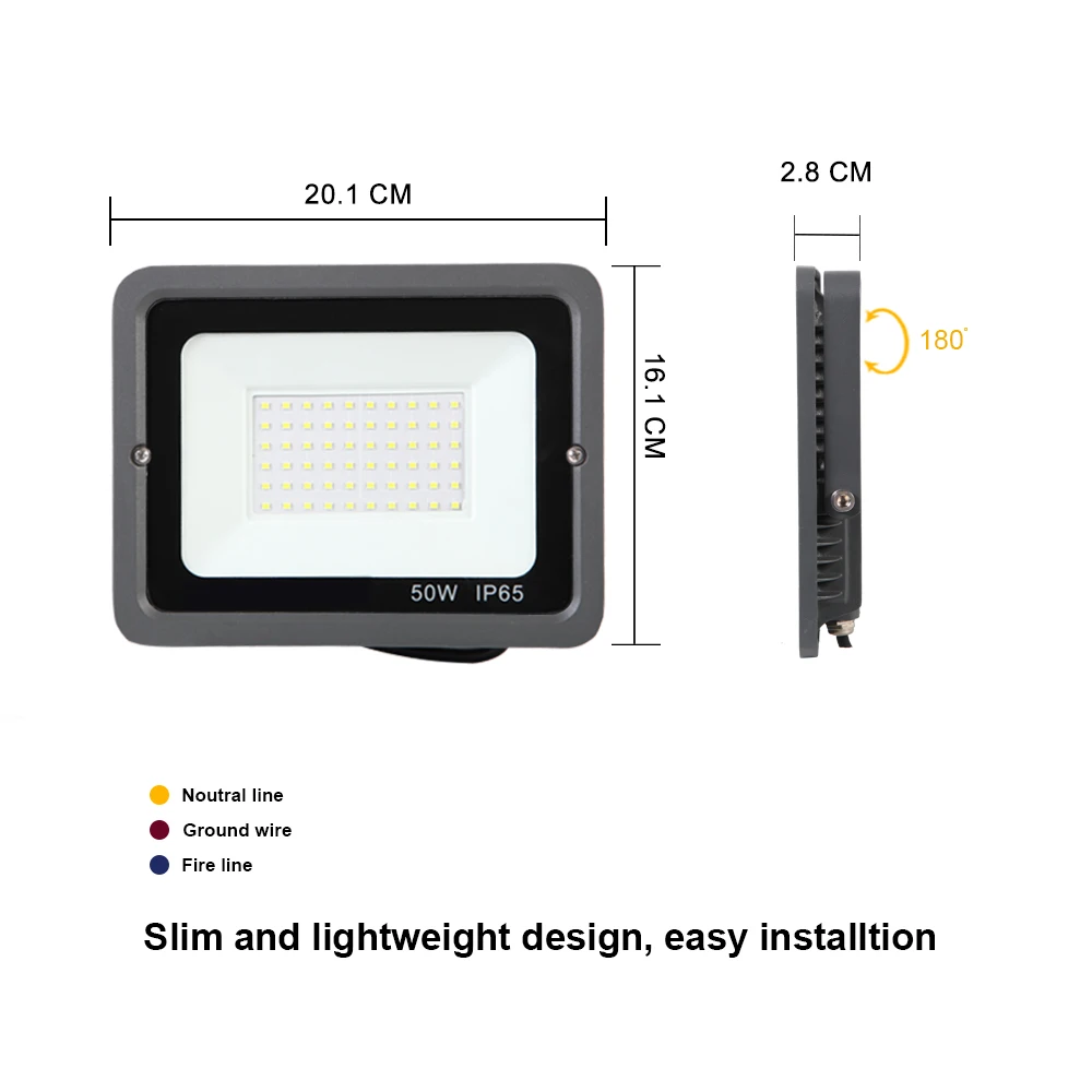 

50w 220v IP65