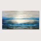 Картина на стену Mintura для гостиной, картина маслом на канве, ручная роспись, абстрактный пейзаж, нож, картина, декор для отеля, без рамки