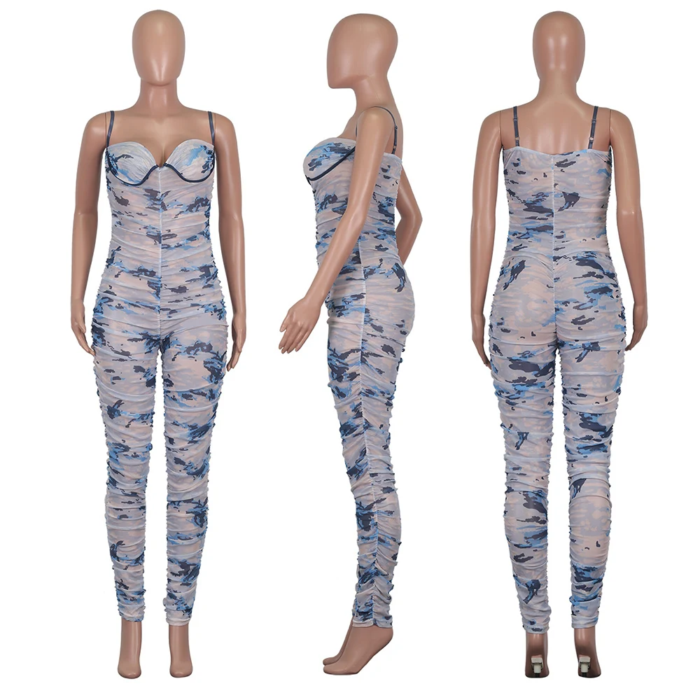 Женский комбинезон на бретельках комбинезоны с рюшами без рукавов открытой