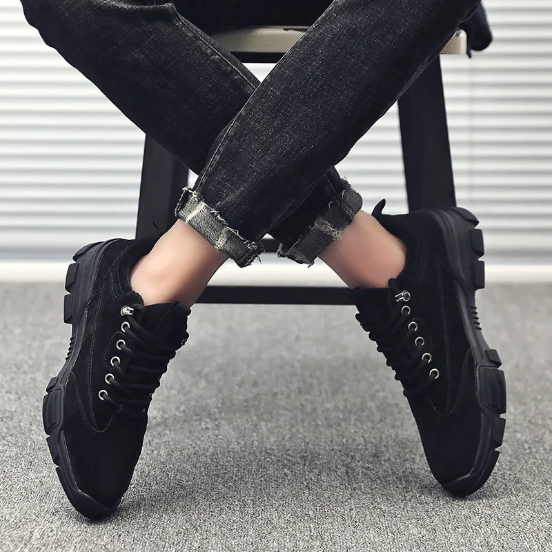 

Men's Casual Shoes 2020 New Sports Men's Shoes Casual PU Leather Shoes Tooling Martin Boots