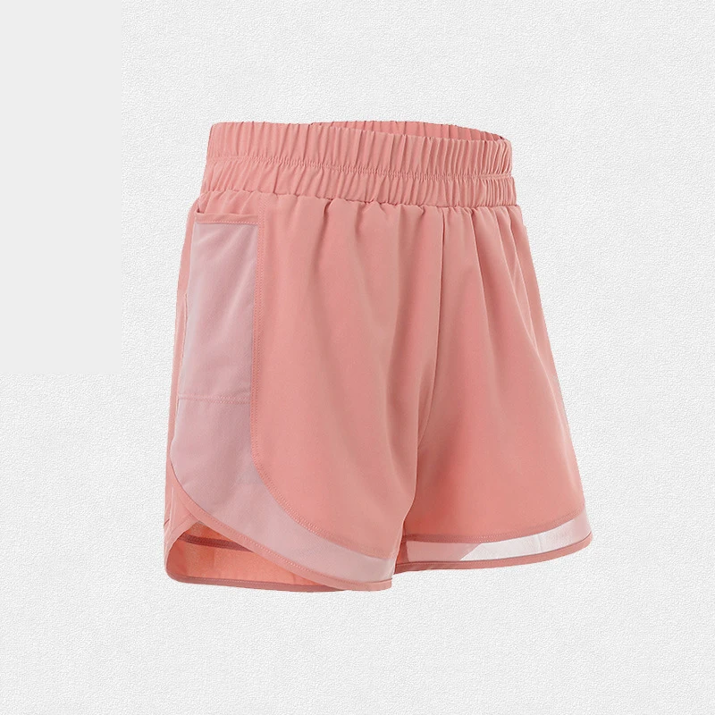 

2020 Sports Pants Women Loose Casual Mesh Pocket Quick-drying Running Fitness High Waist Yoga Shorts