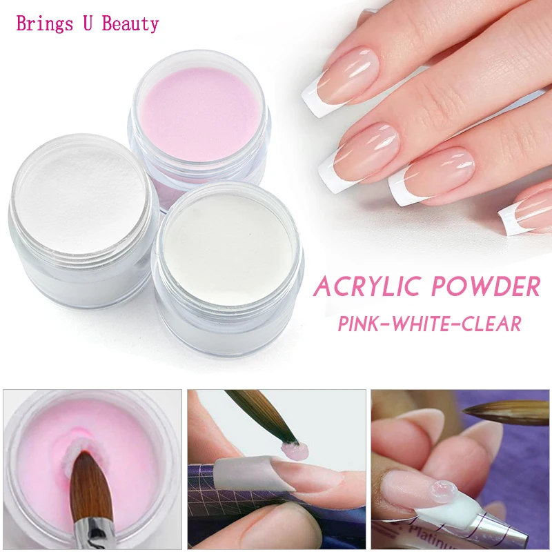 1 шт. 18 г/кор. акриловая система для наращивания ногтей Французский маникюр