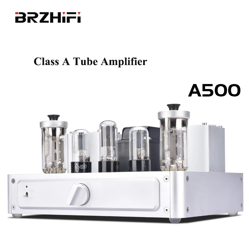 BRZHIFI Audio A500 Single-ended Class A FU-50 Tube Amplifier Small 300B Tube Amp Bluetooth 5.0 PCM5102 Home Theater 8W*2