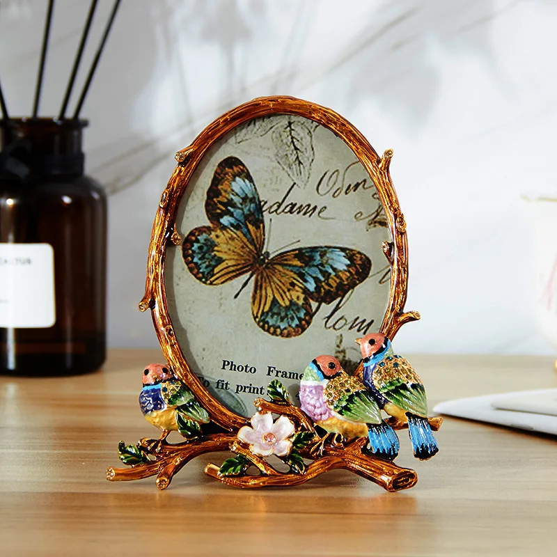 Европейская классическая оцинкованная фоторамка из сплава платформа креативное