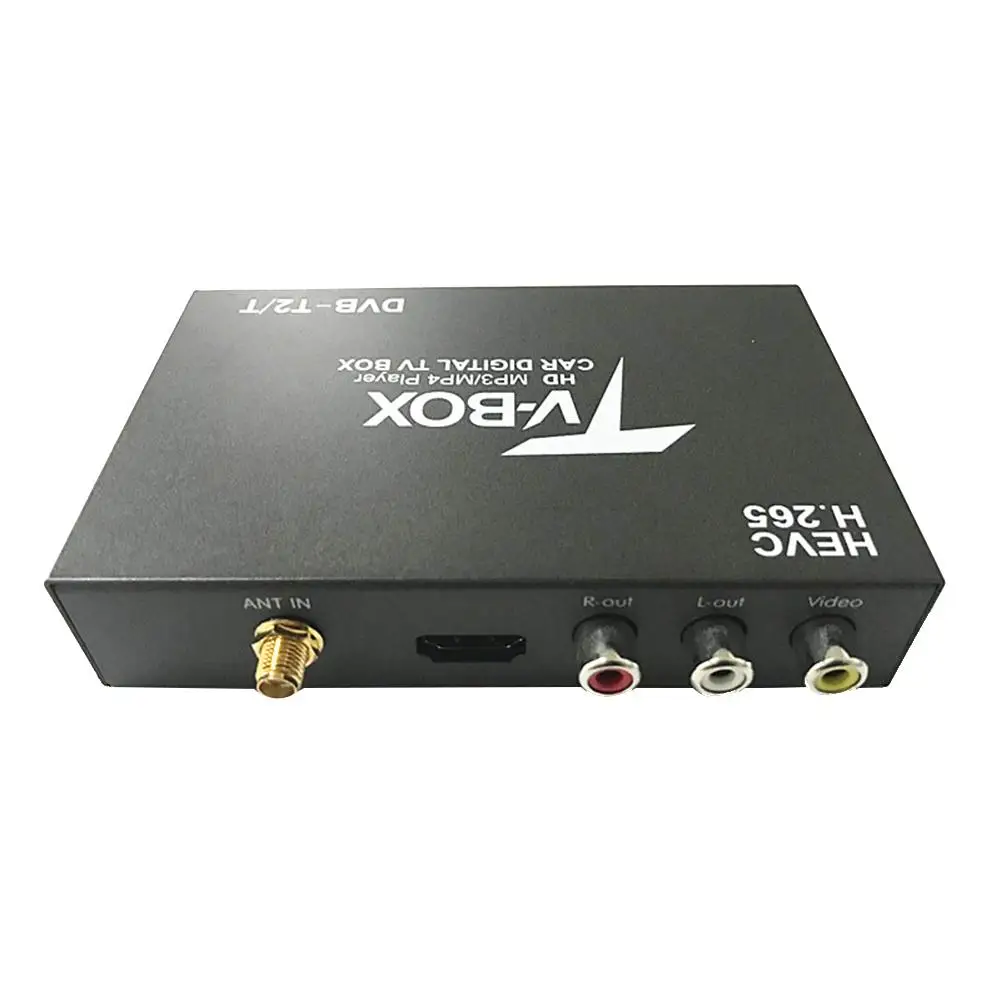 High-speed CAR Digital TV Box DVB-T2 / T Supports H.265 Decoding Dual Tuner With Two Active Antennas Receiver SET TOP BOX | Автомобили и