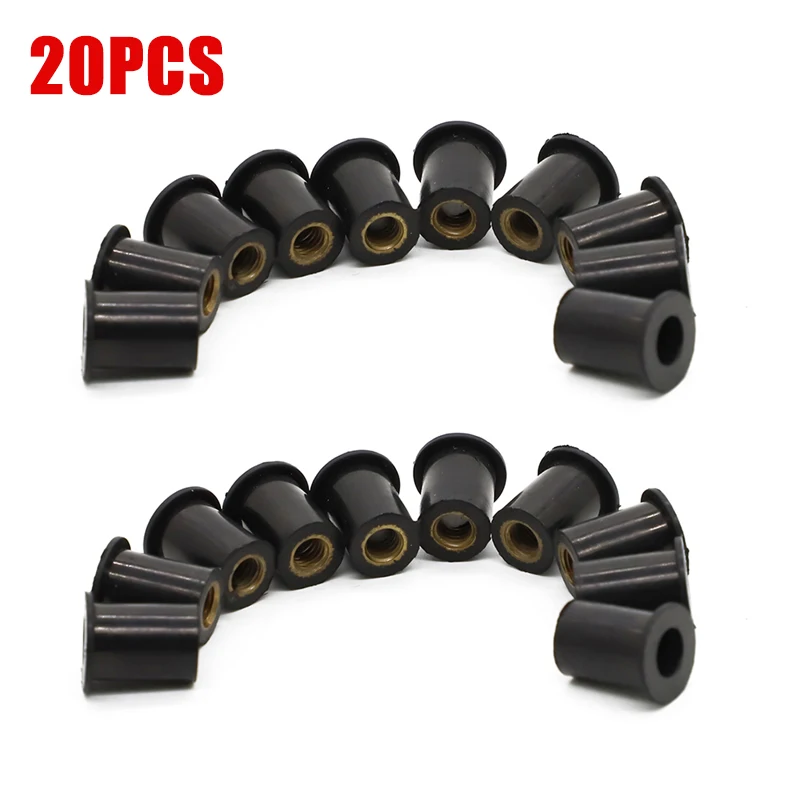 

Мотоциклетные метрические резиновые гайки M5, винты обтекателя ветрового стекла, болты, аксессуары для Honda Kawasaki Yamaha BMW Ducati