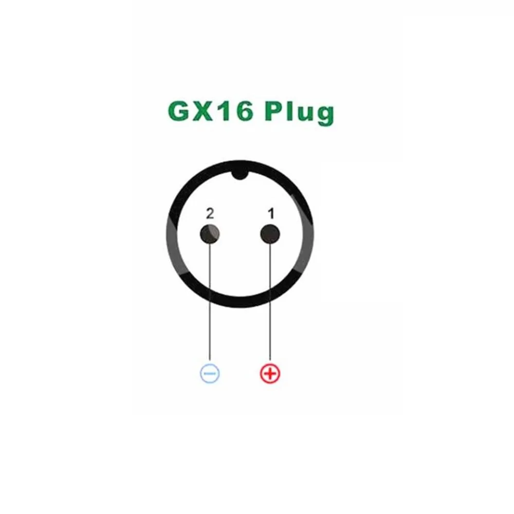 Кабель питания постоянного тока 1 0 м GX16 2 контакта аналогичен стандарту USB для