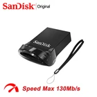 USB-накопитель SanDisk, флеш-память мини USB накопитель, 64 ГБ, 32 ГБ, 128 ГБ, Usb 16 ГБ, 256 ГБ, Usb-накопитель для компьютера