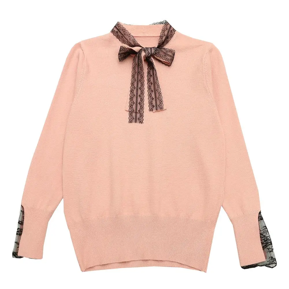 Кружевной свитер женский модный зимнее короткое пальто розовый фиолетовый 2019