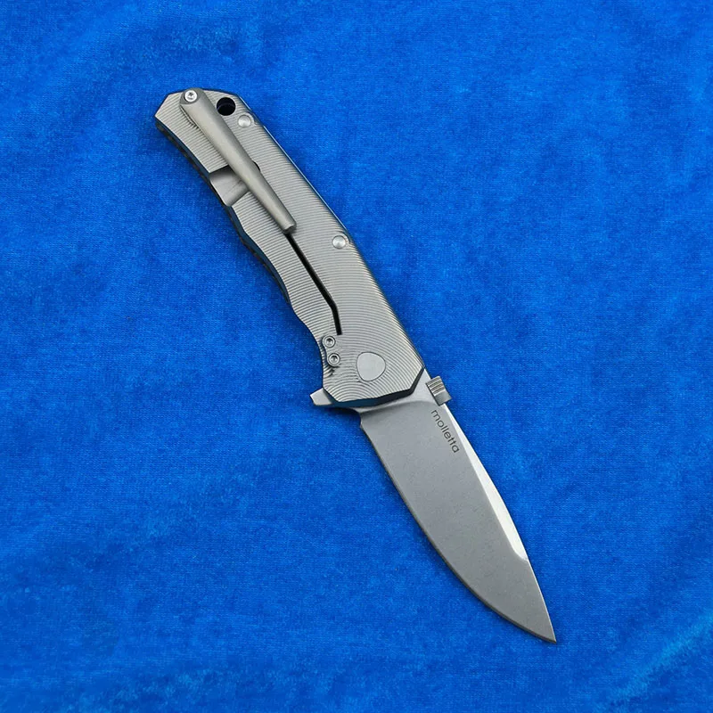 LEMIFSHE сделано из титана/углеродного волокна M390 шарикоподшипник складной для