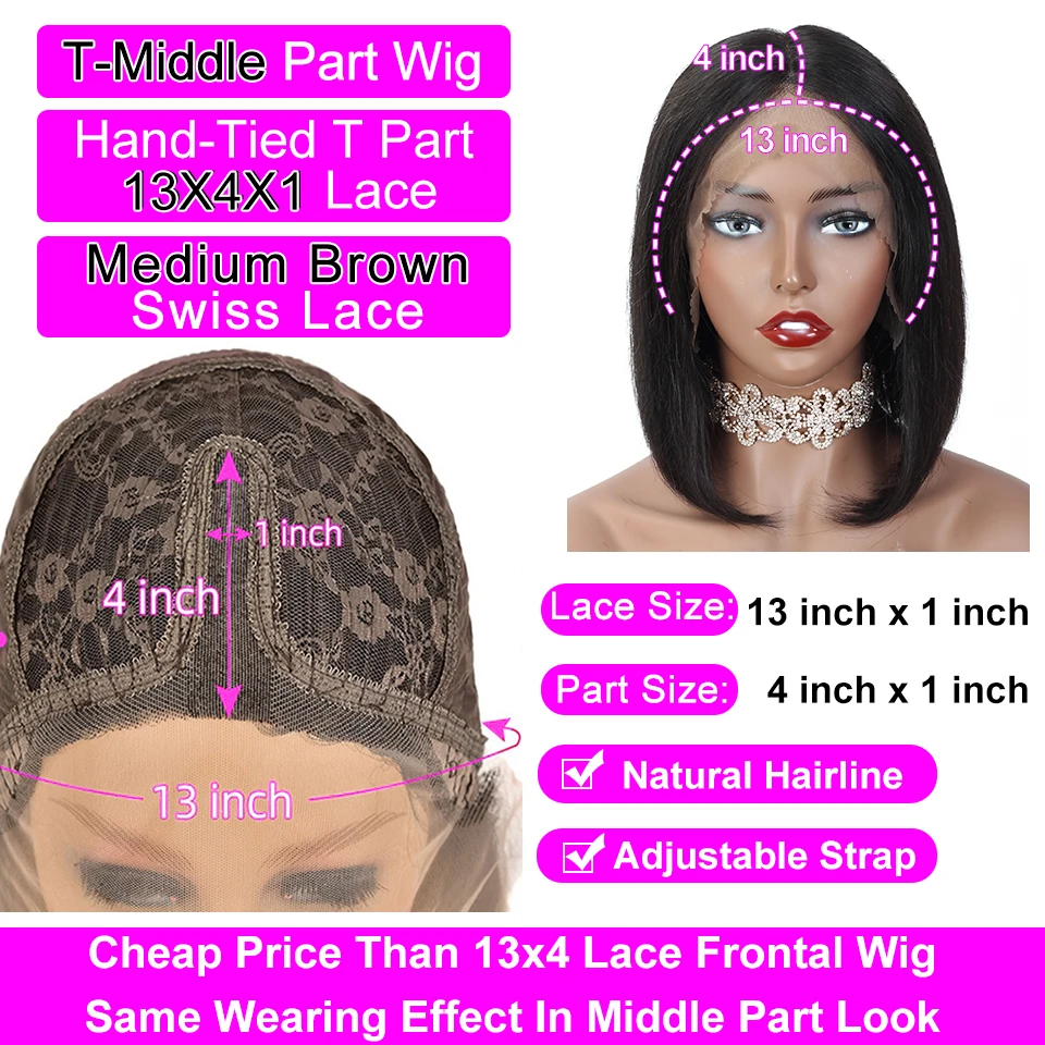 Клюквенный прямые боб парики из натуральных волос на кружевной 4X4 Кружева