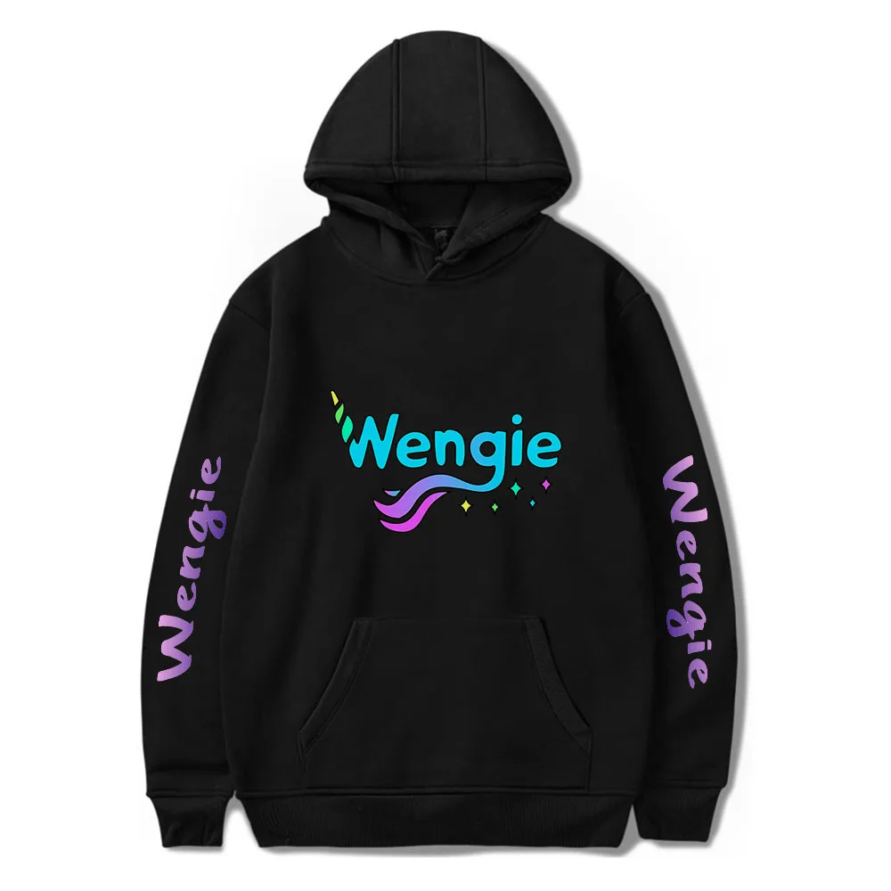 

Wengie Толстовка Повседневная модная Толстовка для мужчин и женщин Harajuku стрейч толстовки с принтом топы в стиле хип-хоп пуловеры с длинным рук...