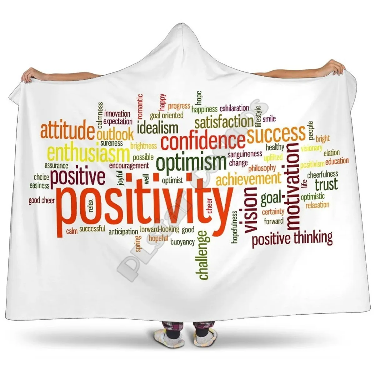 

Plstar Cosmos Positivity Hooded Blanket 3D full print Wearable Blanket Adults men women Polynesian Drop Shipping 02