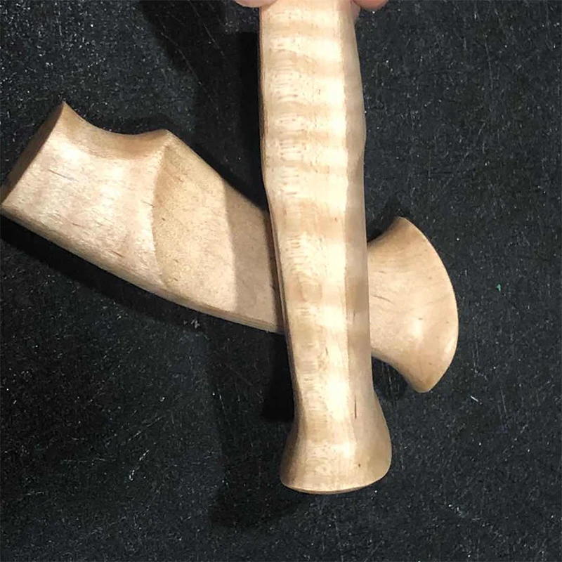 Bricolage manche de couteau bois naturel d'ébéne noir octogonal