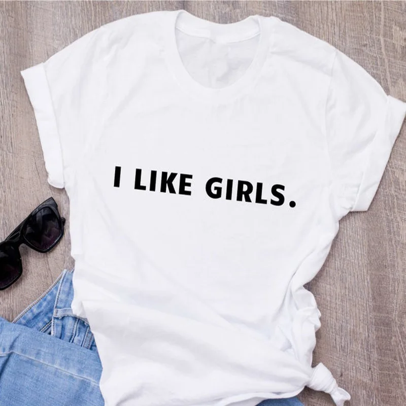 I Like Girls LGBT футболка для женщин и мужчин Love Equality гей прайда лесбиянок парная