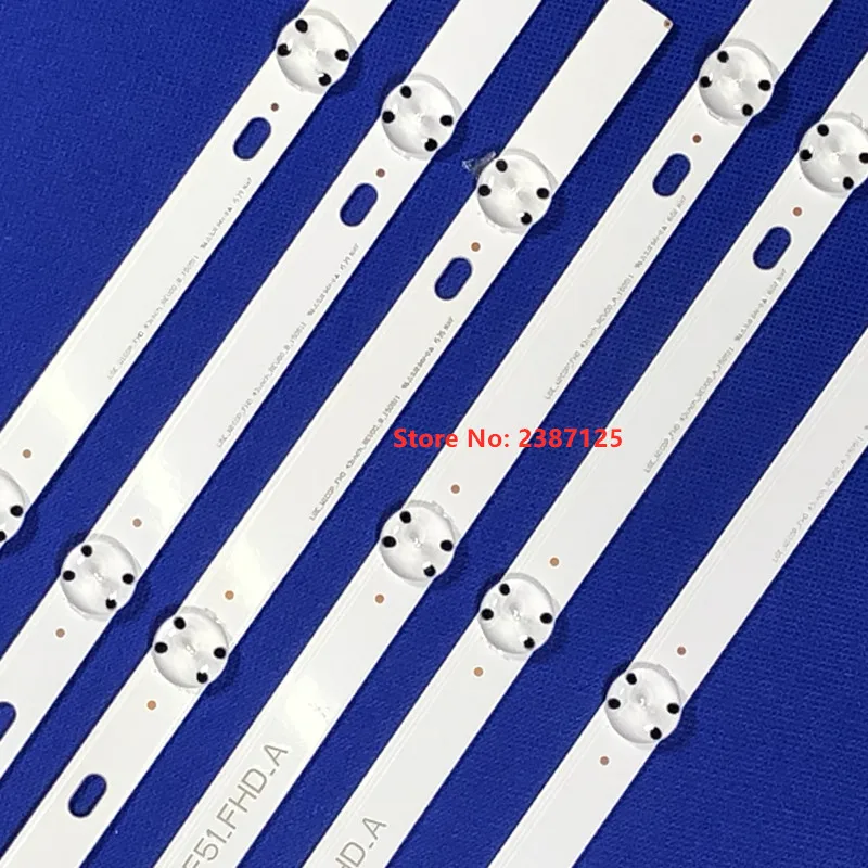 Светодиодный полосы для 6916L-0962A 6916L-0962B LG 43LH5100 43LH5700 43LF510V LF51_FHD_A LF51_FHD_B LGE_WICOP_FHD 43INCH_REV00_A/B_150511