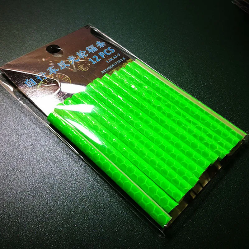 12 шт./лот велосипеда велосипедные колеса с отражателем Светоотражающие горный