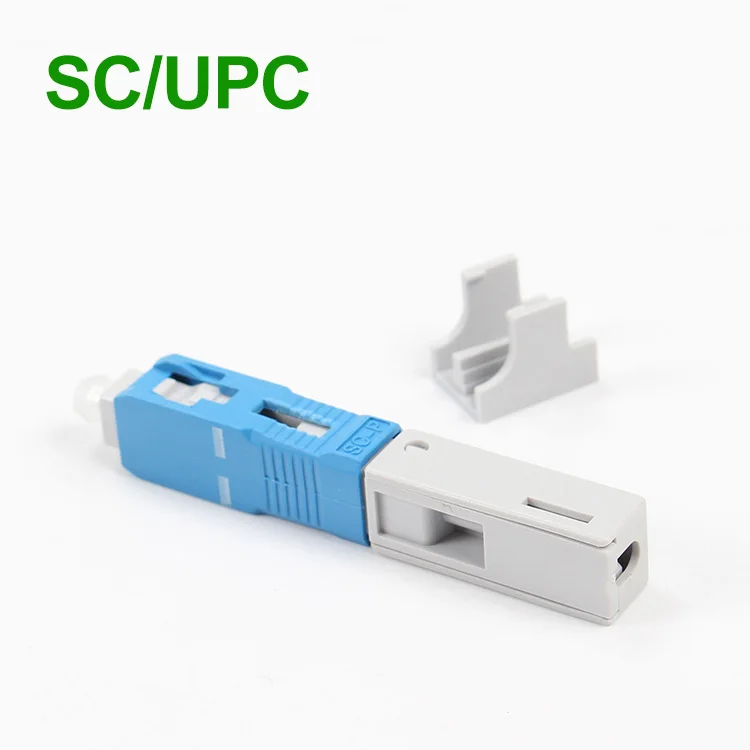 100 шт. SC UPC быстрый соединитель защелкивающийся Тип адаптер FTTH плоский